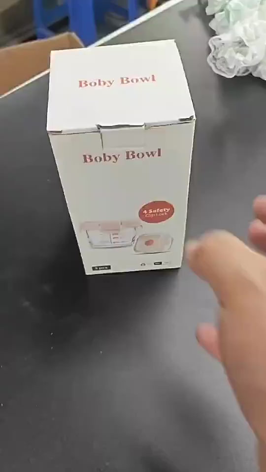 BAOBAO Tempat Mpasi Kaca 3PCS Wadah Mpasi Kaca Penyimpanan Mpasi Glass Baby Food Container BPA Free GFB01