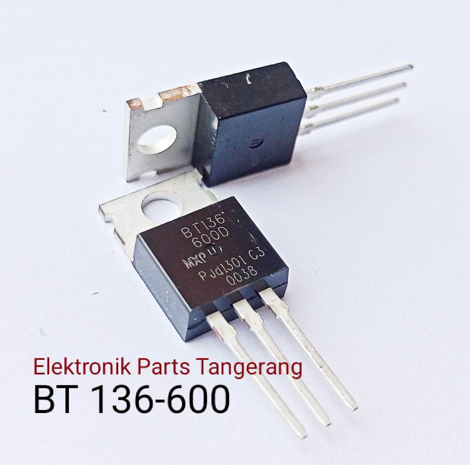 50 Pezzi BT136-600E Triac – BT136-600 600V TO-220 – Componenti Elettronici Smw