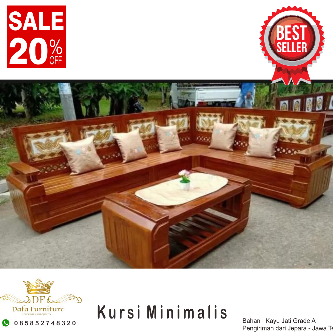 COD Furniture model kursi donini/ model kursi kayu untuk ruang tamu