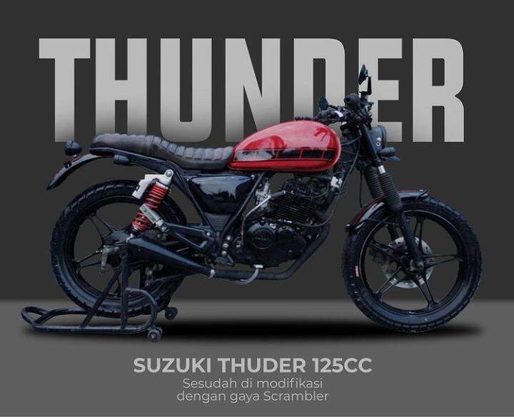 Thunder Modif Bobber Suzuki Thunder Bobber Suzuki Thunder