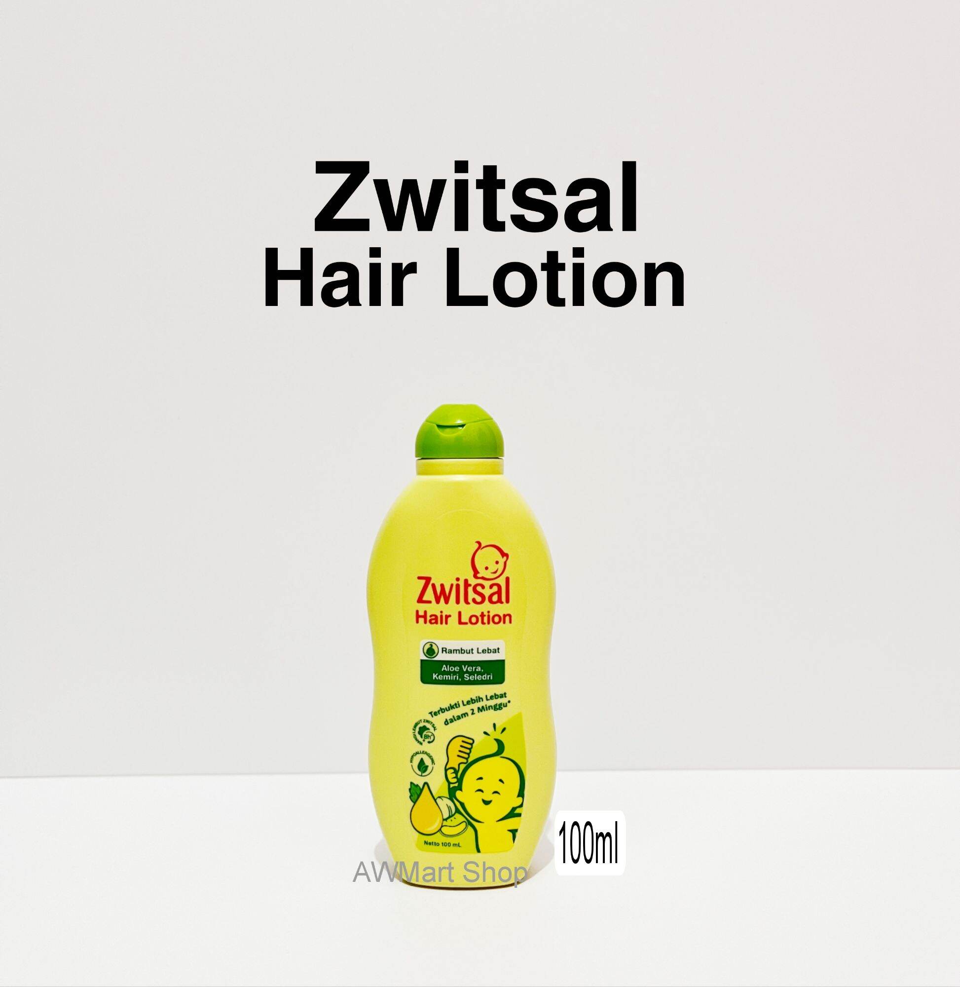 Zwitsal Baby Hair Lotion Aloe Vera Kemiri Seledri  - 100ml & 200ml. 
