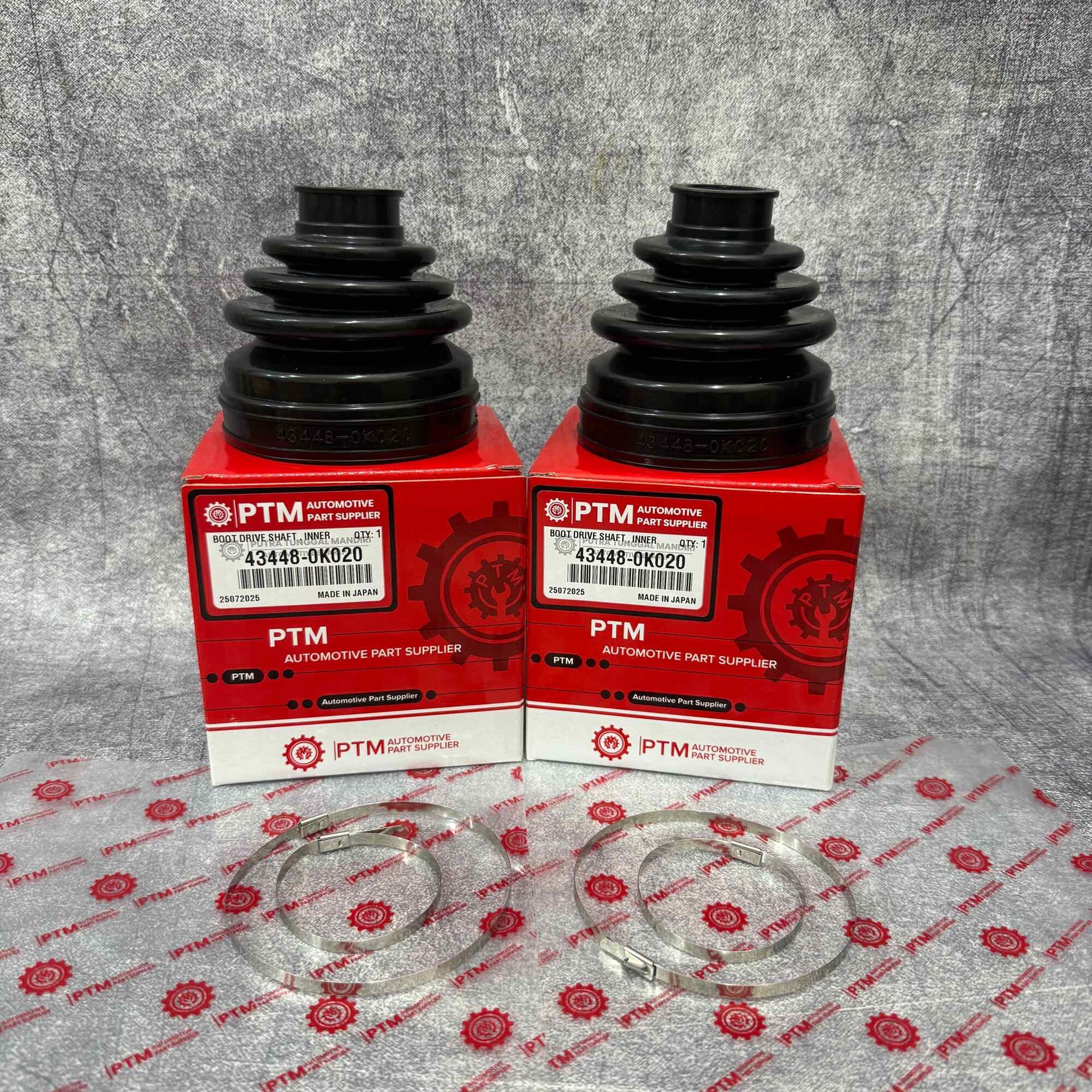 Boot Drive Shaft/Karet As Roda Depan Dalam Toyota Fortuner & Hilux 2.5cc/3.0cc 1KD-2GD (Revo) Genuine PTM +clamp 43448-0K020 1pcs Harga 65,000 rupiah*Gratis Ongkir