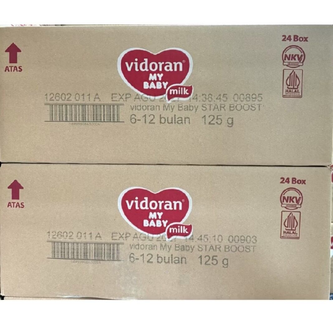 VIDORAN 6-12 ISI 24 BOX (1 KARTON). perbox isi 125gr.exp MARET 2027