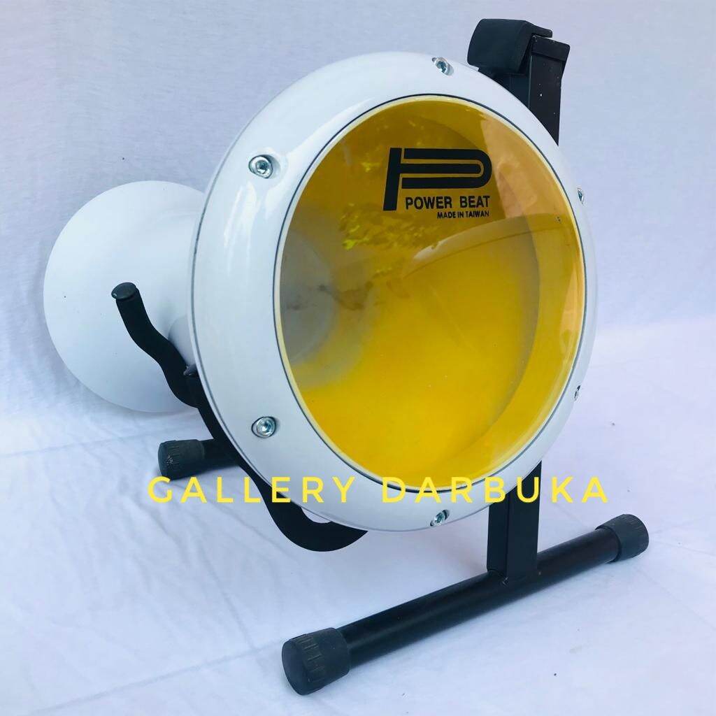 DARBUKA MURAH 8 INC SUPER WHITE PUTIH NO TAS GRATIS KUNCI L