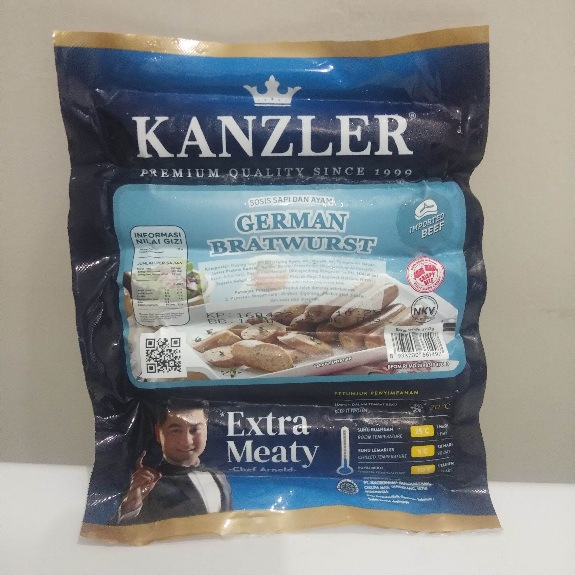 Kanzler German Bratwurst 360 gram Lazada Indonesia
