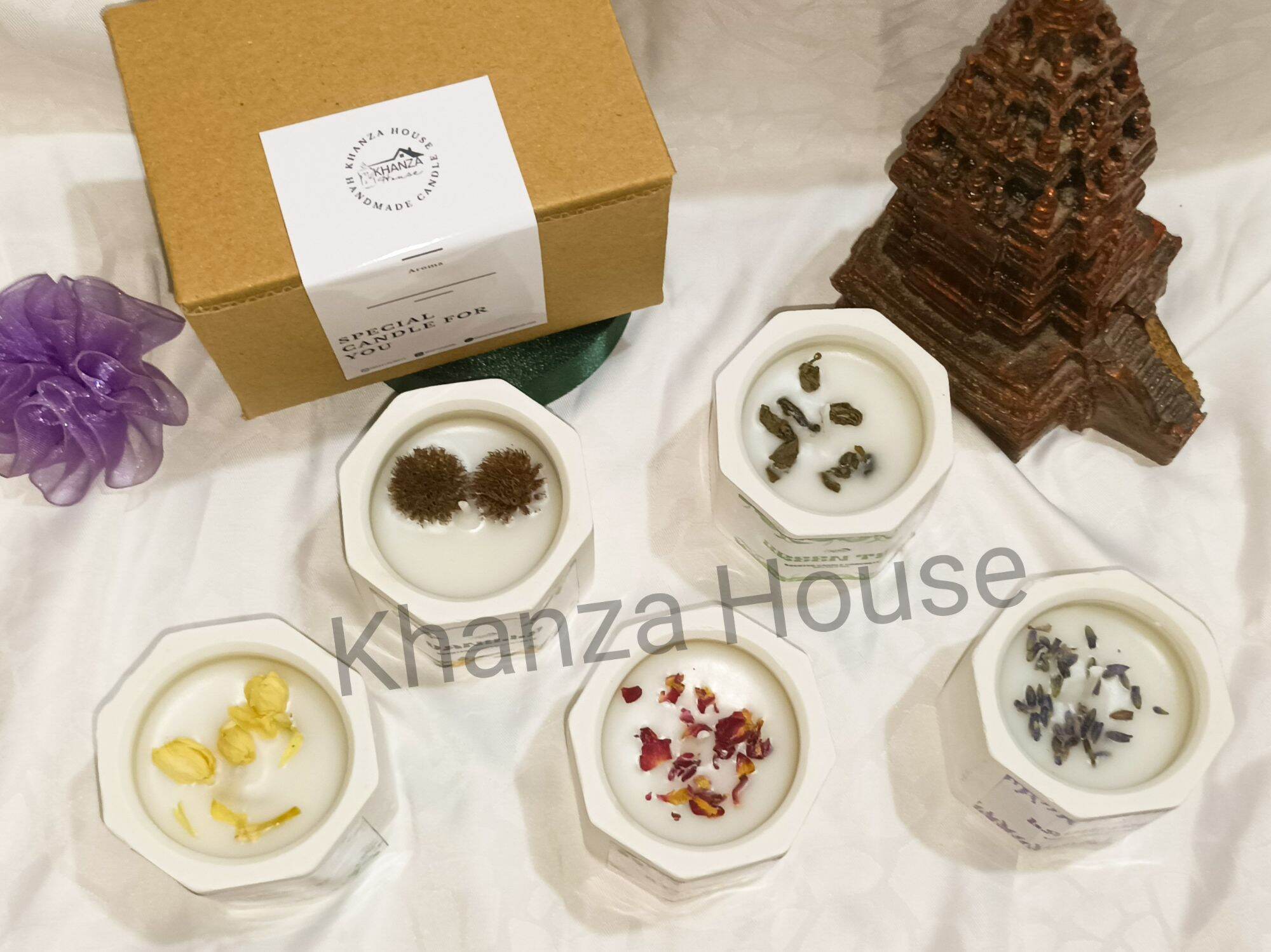 (Box + candle) Lilin Aromateraphy | Aromateraphy Scented Candle | Gift box | Hampers | Kado ulang tahun | Souvenir | lilin ultah paling unik
