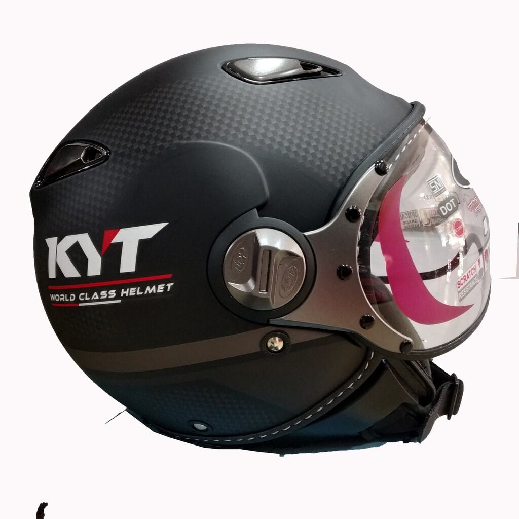 HELM KYT ELSICO SERI 3 BLAK DOFF CARBON OROGINSL Lazada Indonesia