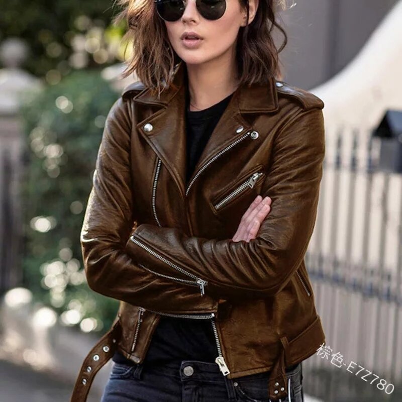 leather jacket for women