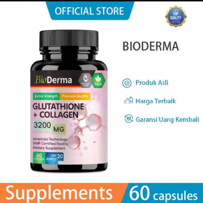 manfaat glutathione dan collagen Bio Derma + jaga kesehatan kulit Suplemen Glutathione Untuk Kulit Nutrisi Kulit Cerah Alami Perawatan Kulit Dengan Glutathione - Lazada Buy Retatrutide 2x10mg Bundle واقي شمس للوجه Quantity:Pack of 1