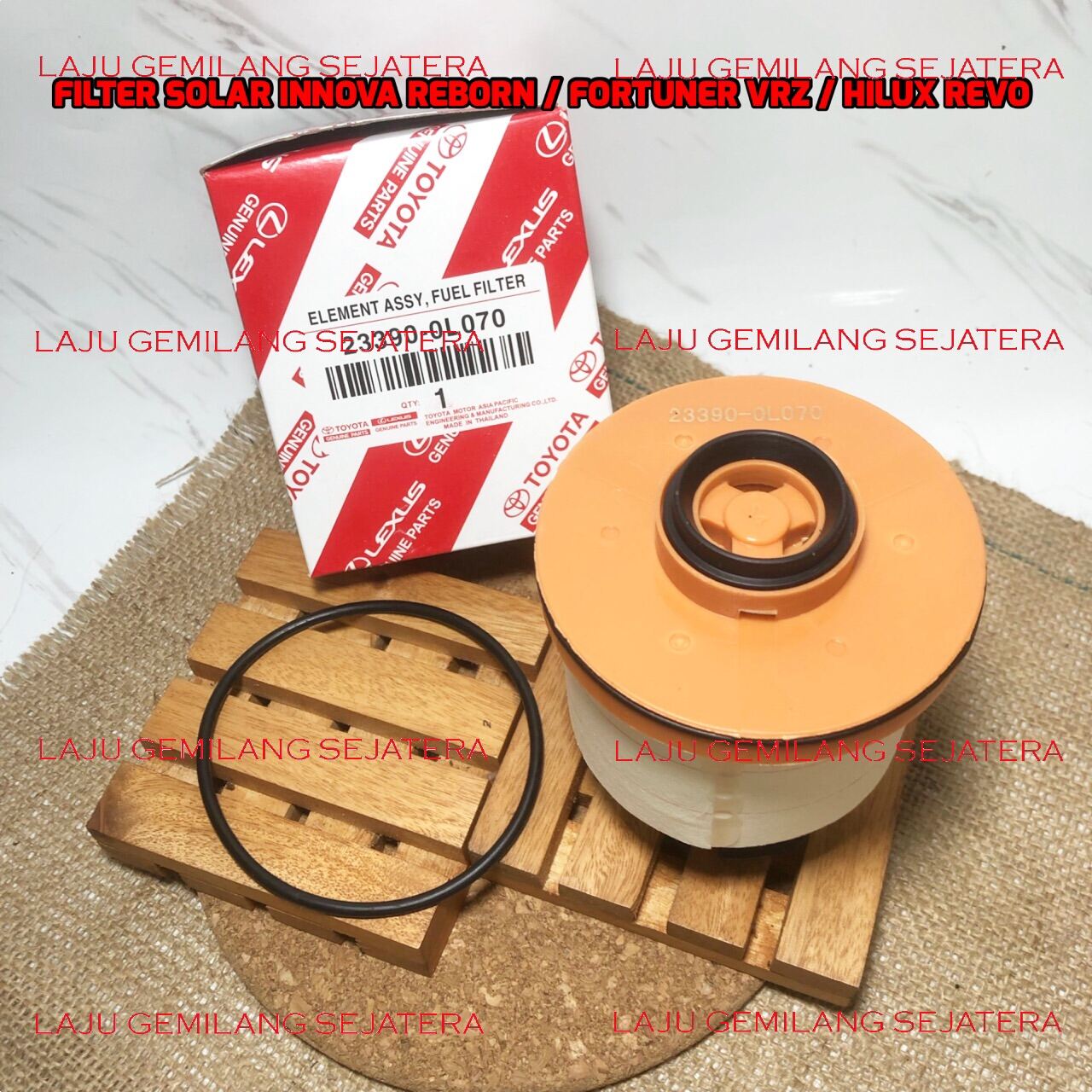 FUEL FILTER INNOVA REBORN FILTER SOLAR INNOVA REBORN 0L070 / FORTUNER