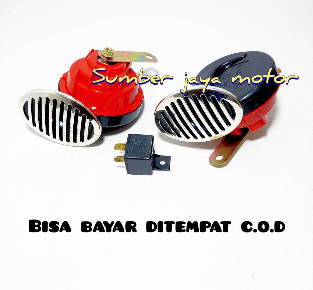 Klakson Keong + Relay Riley Klakson Motor / Klakson Motor Keong Double
