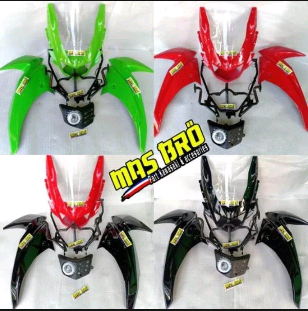 Fairing Coak Sayap Coak Ninja Rr New Set Depan Lampu Projie Lazada Indonesia