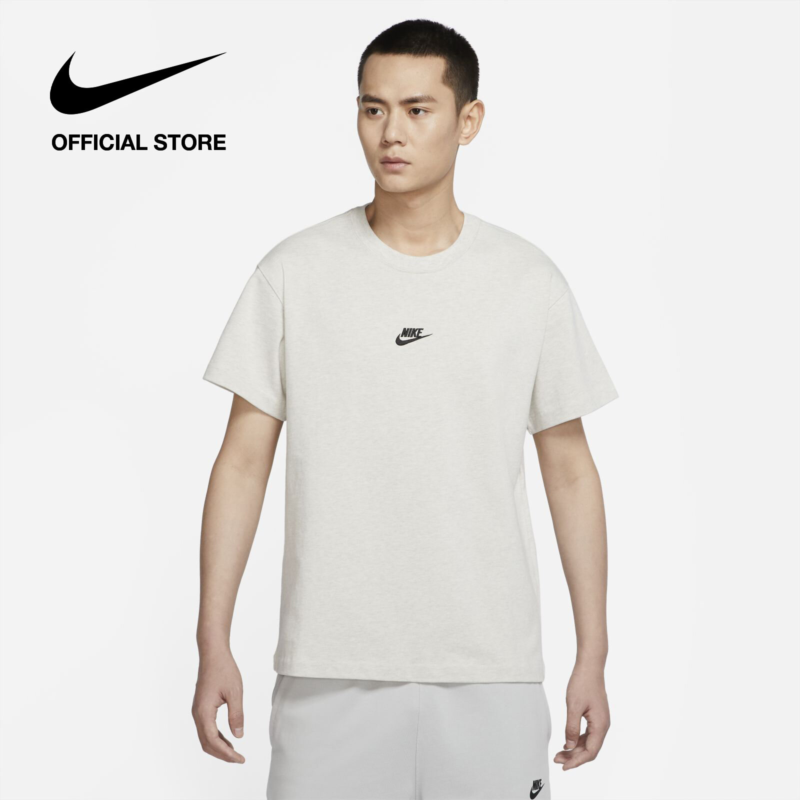 Nike Men's Sportswear Premium Essentials Tee - Light Bone [DN5241-072] Harga  384,230 rupiah*Gratis Ongkir