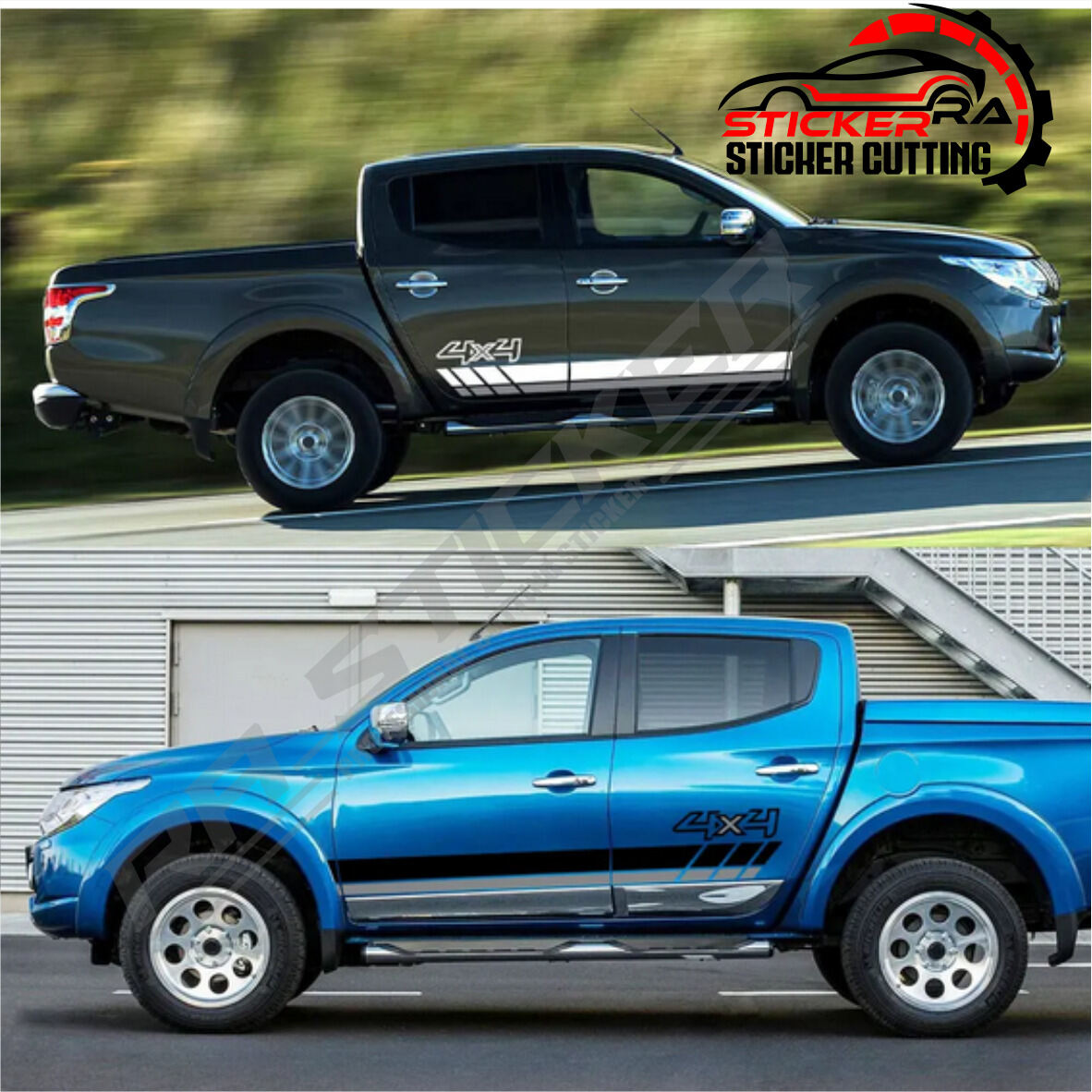 Stiker Universal Mobil untuk Ford F150 Mitsubishi L200 Toyota Hilux Isuzu Dmax Nissan Navara Stiker Truk Pickup Aksesori Otomatis Harga  50,000 Ringgit*Penghantaran Percuma