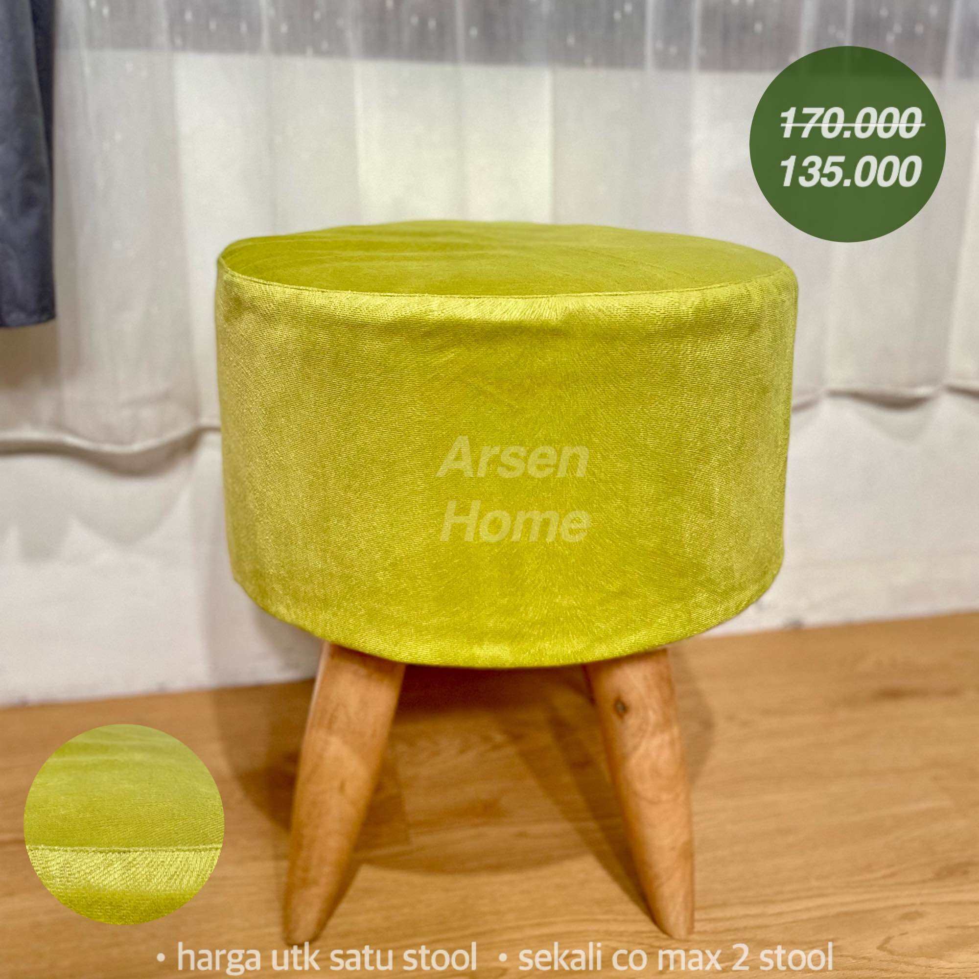 Kursi Stool Polos Kursi Bulat Sofa Stool Stool Motif Stool Kursi