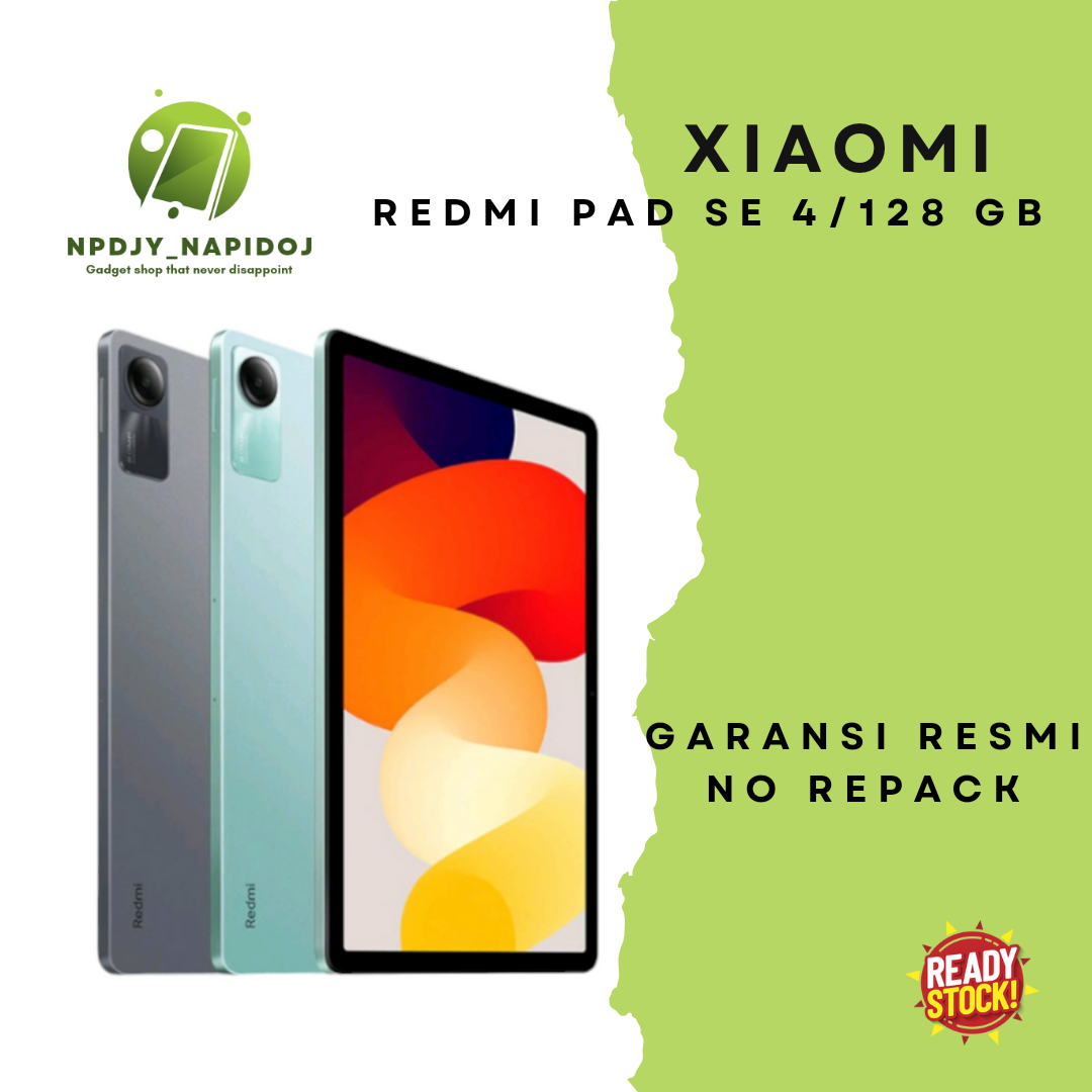 XIAOMI Redmi Pad SE Snapdragon 4/128 Garansi Resmi Harga 2,499,000 rupiah*Gratis Ongkir