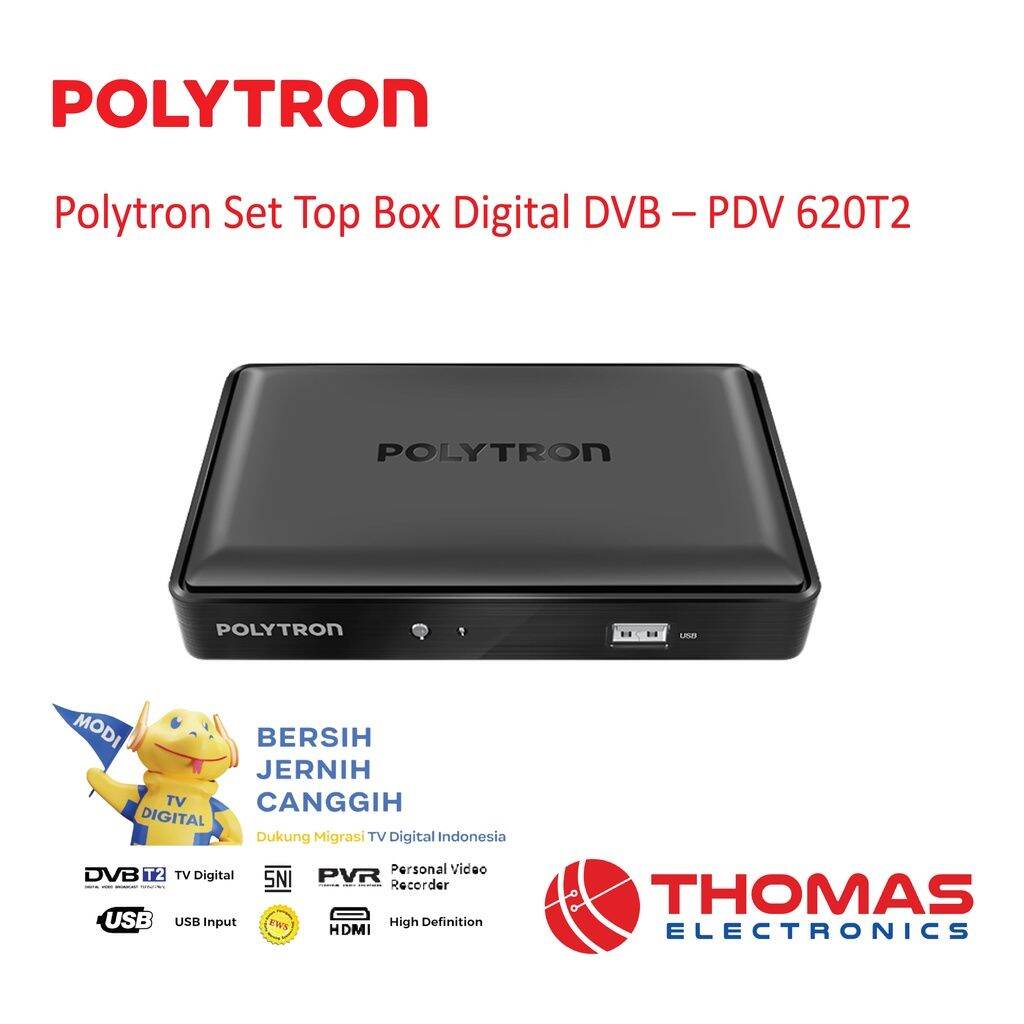 SET TOP BOX POLYTRON PDV 600T2.PDV 620T2 STB POLYTRON Lazada Indonesia