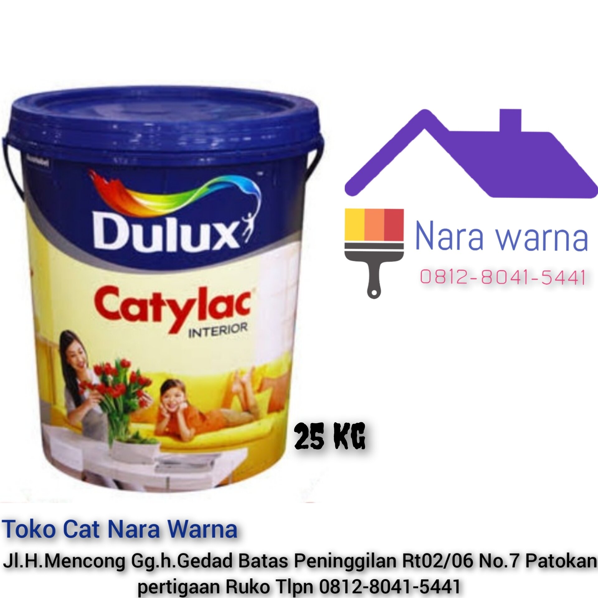 Dulux Catylac White 1501 Tinting Cat Tembok Interior Dulux Catylac 25 Kg Lazada Indonesia 2095