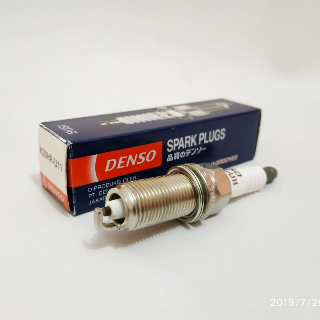 Busi Denso K20HRU-11 Spark Plugs Toyota kijang innova g 2.0 Fortuner 2.7 All new Etios 1.2.2013.kijang innova 2015 Harga 10,500 rupiah*Gratis Ongkir