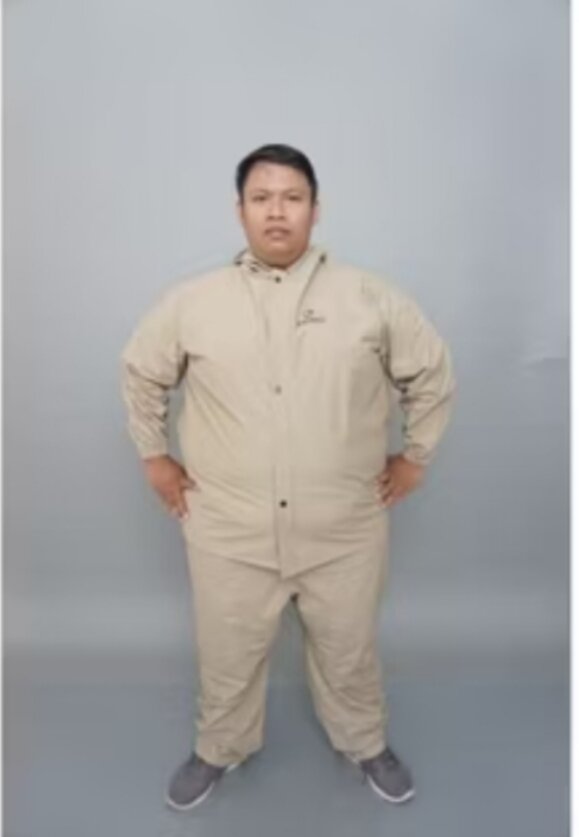 Genzho Raincoat Thick Anti-Seepage Pvc Raincoat Harga 15,985 rupiah*Gratis Ongkir