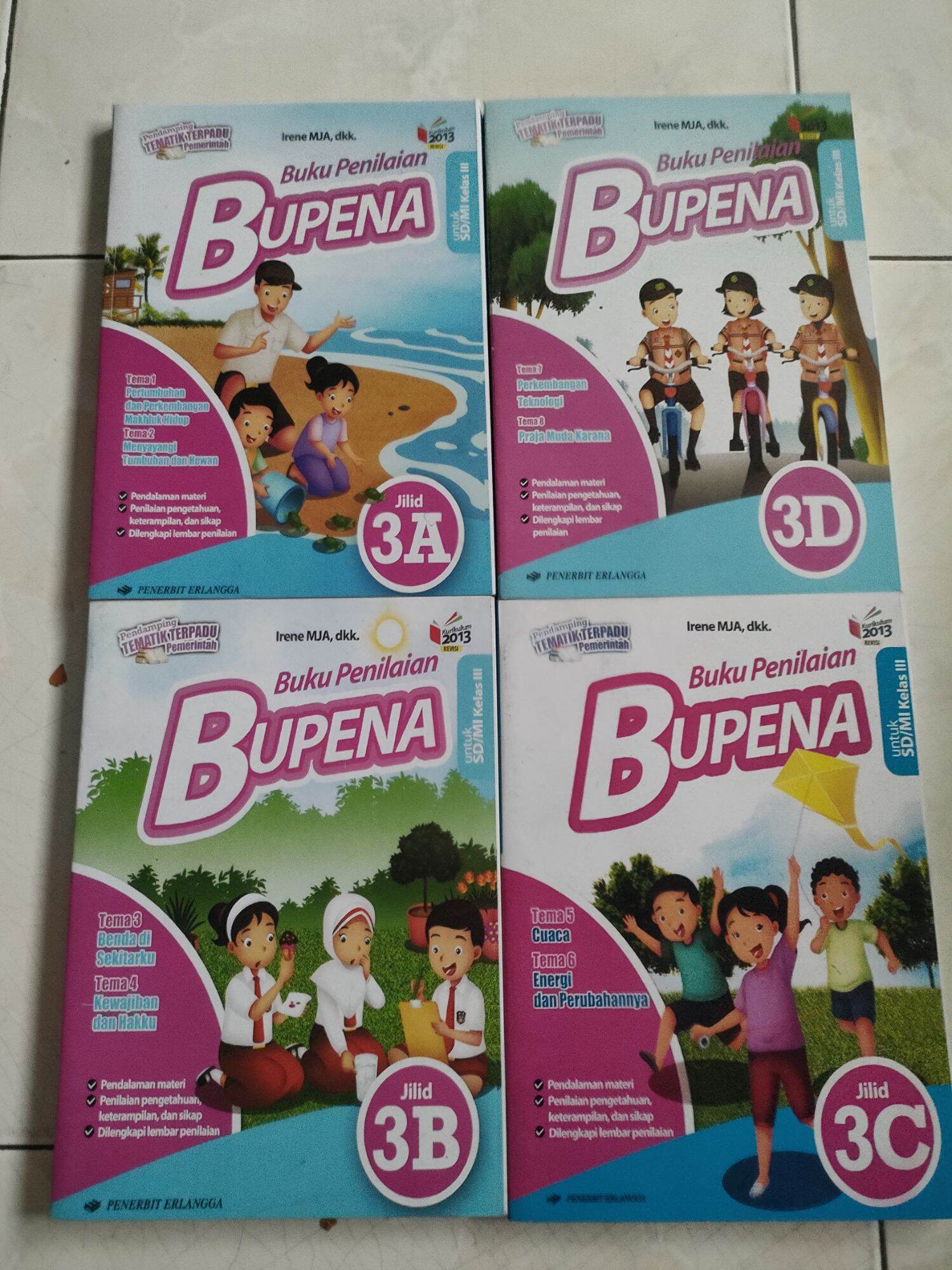 Bupena Buku Penilaian Jilid 3A Sampai 3D Untuk SD MI | Lazada Indonesia