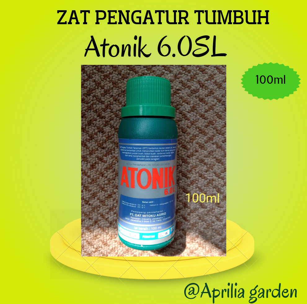 Atonik 6.0L Zpt Atonik Pupuk Zat Pengatur Tumbuh Vitamin Tanaman 100ml ...