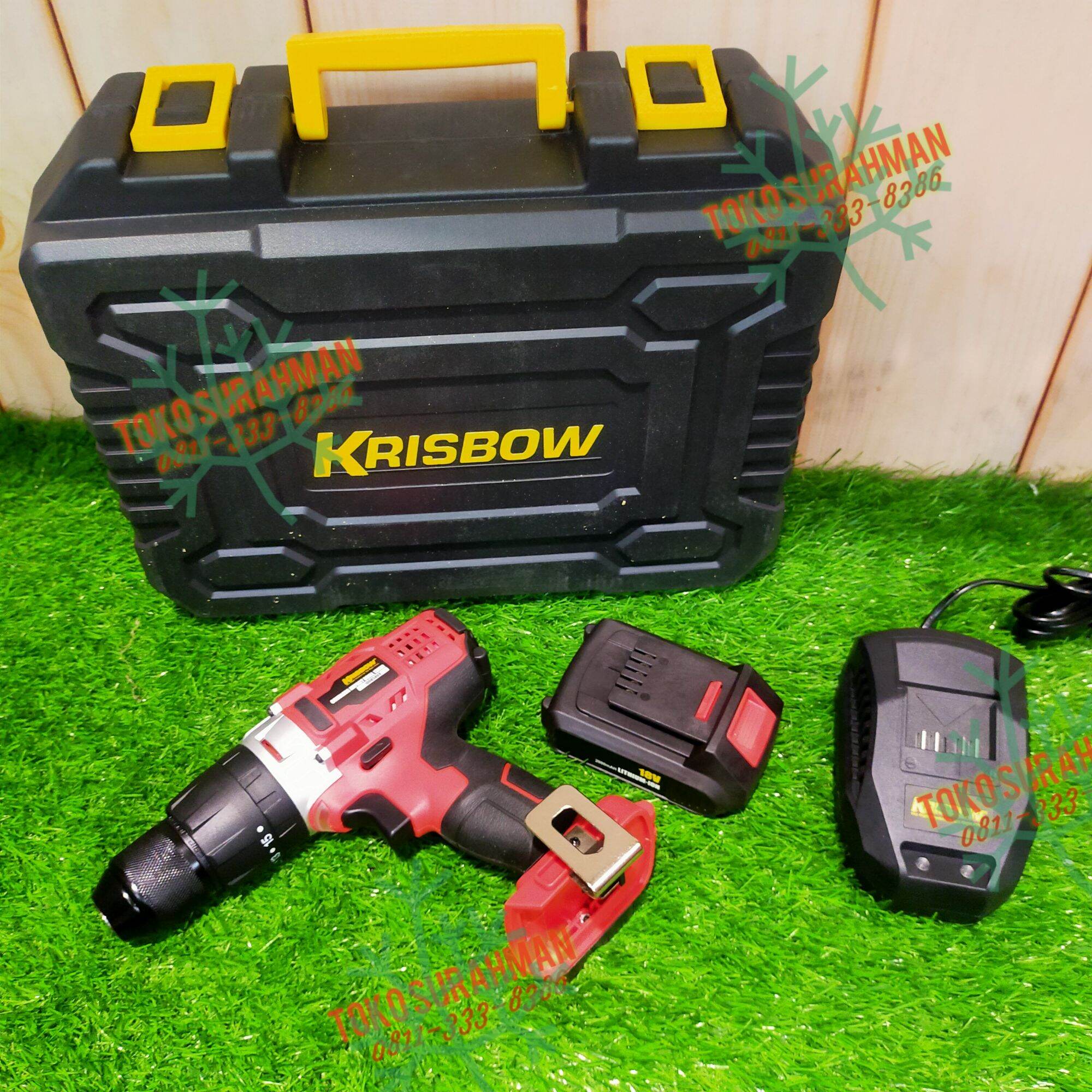 Set Bor Baterai Lithium Dan Charger Krisbow Lazada Indonesia