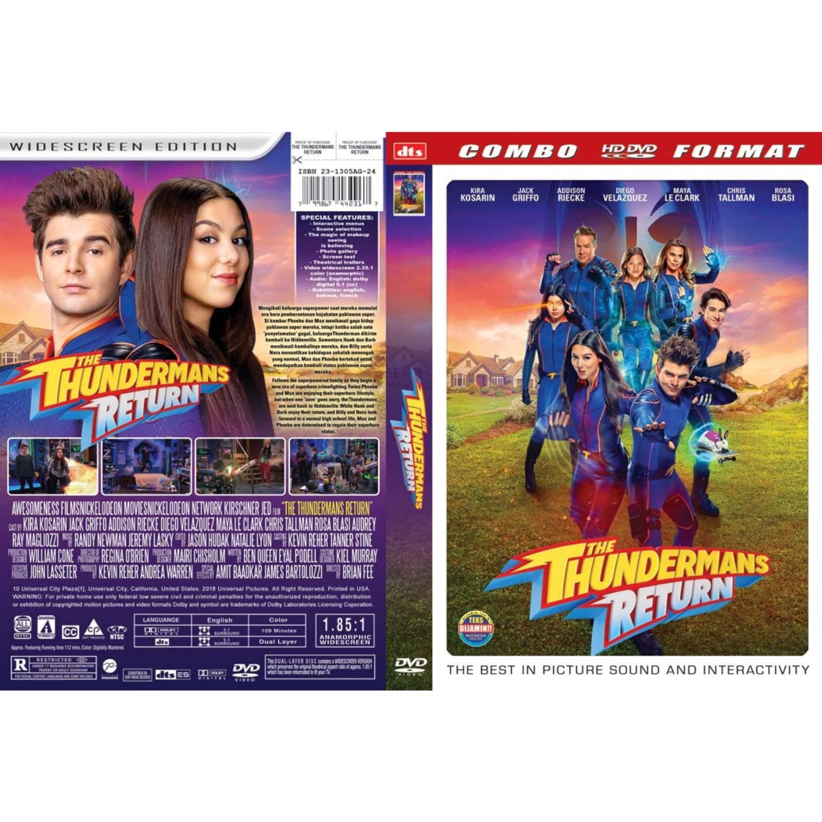 Dvd Film The Thundermans Returns (2024) | Lazada Indonesia