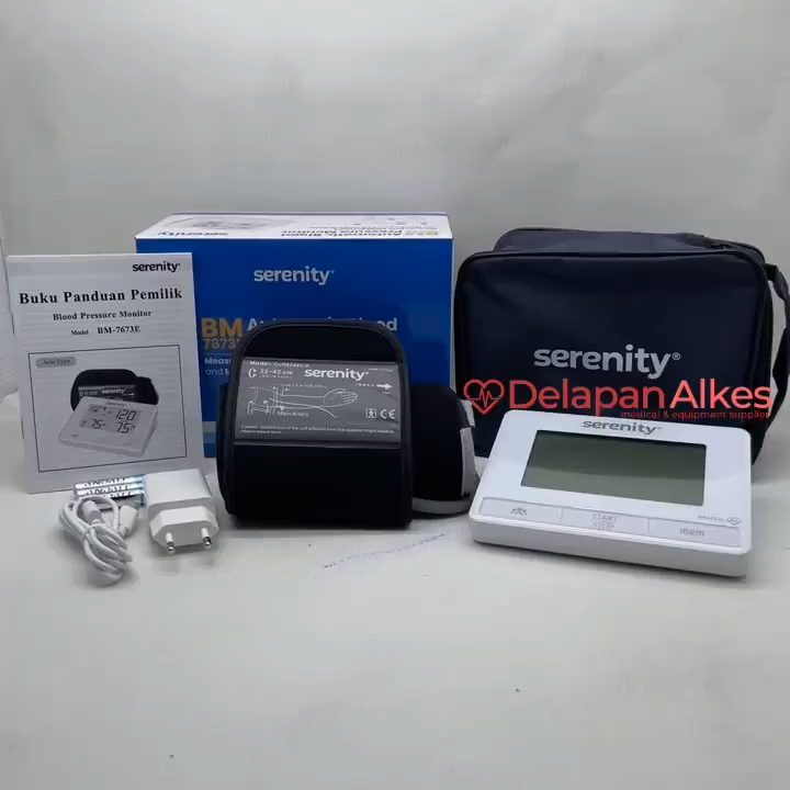 Serenity Tensimeter + EKG BM-7673E Ukur Tekanan Darah + Monitor ECG ...