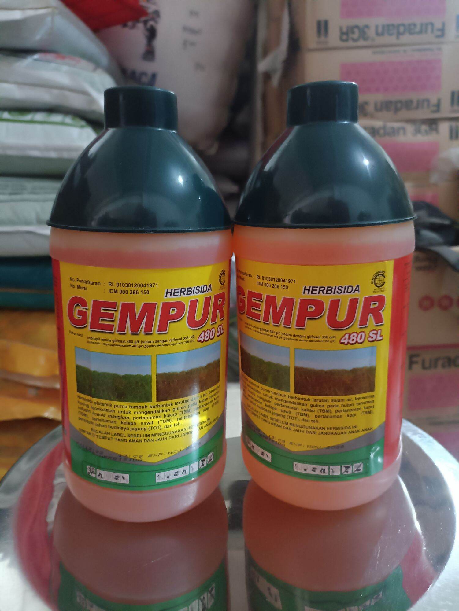 Herbisida Sistemik Gempur 480SL 1L Lazada Indonesia