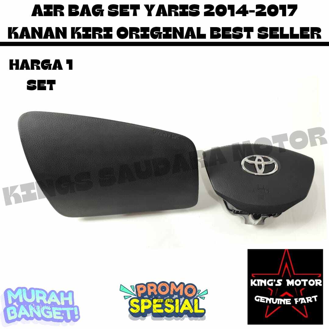 Air Bag Set Yaris 2014-2017 kanan kiri Original Best Seller Termurah Harga 4,250,000 rupiah*Gratis Ongkir
