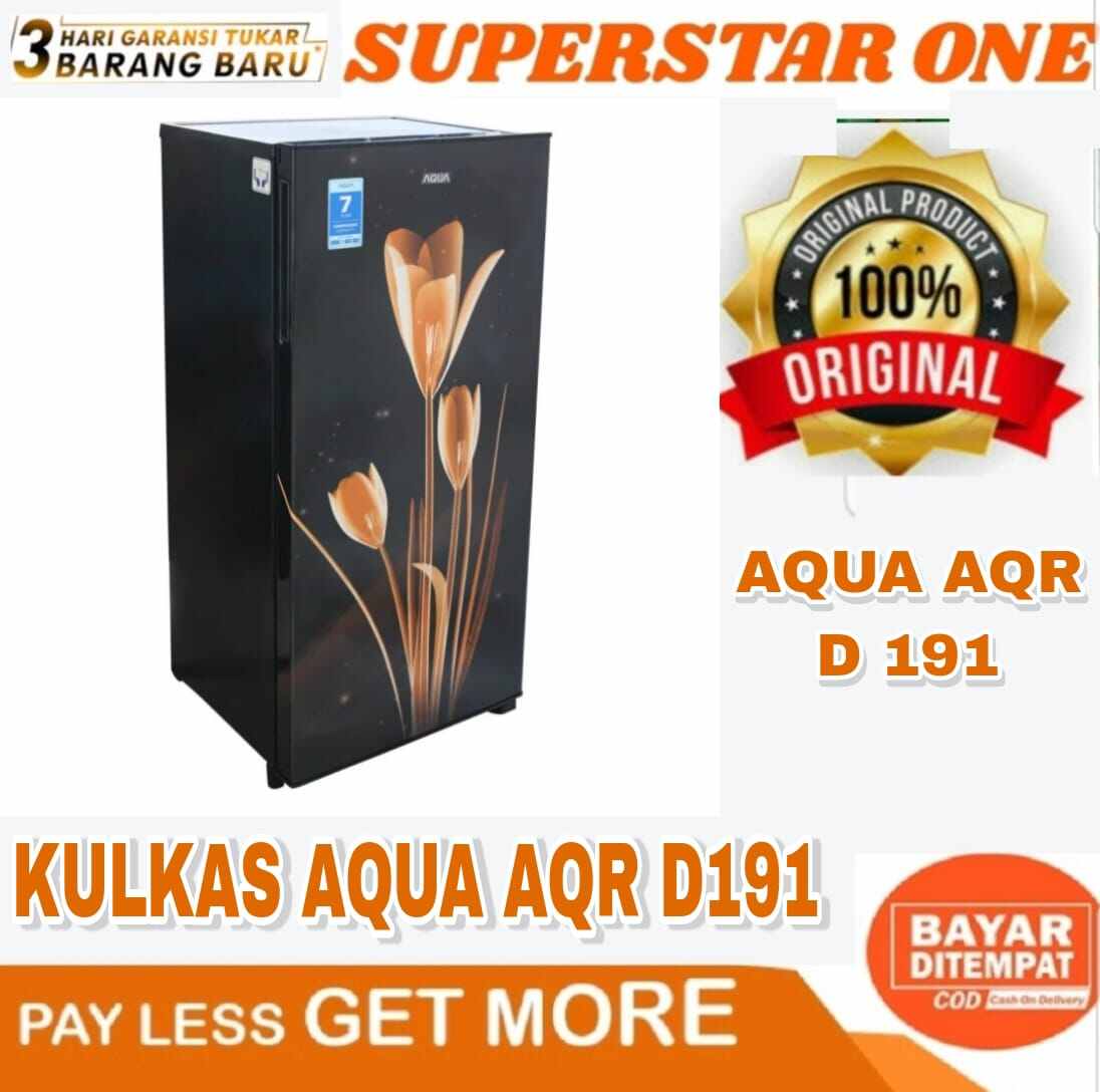 AQUA Kulkas 1 Pintu AQR D191 Kulkas 1 pintu AQR D 191 Aqua Lazada