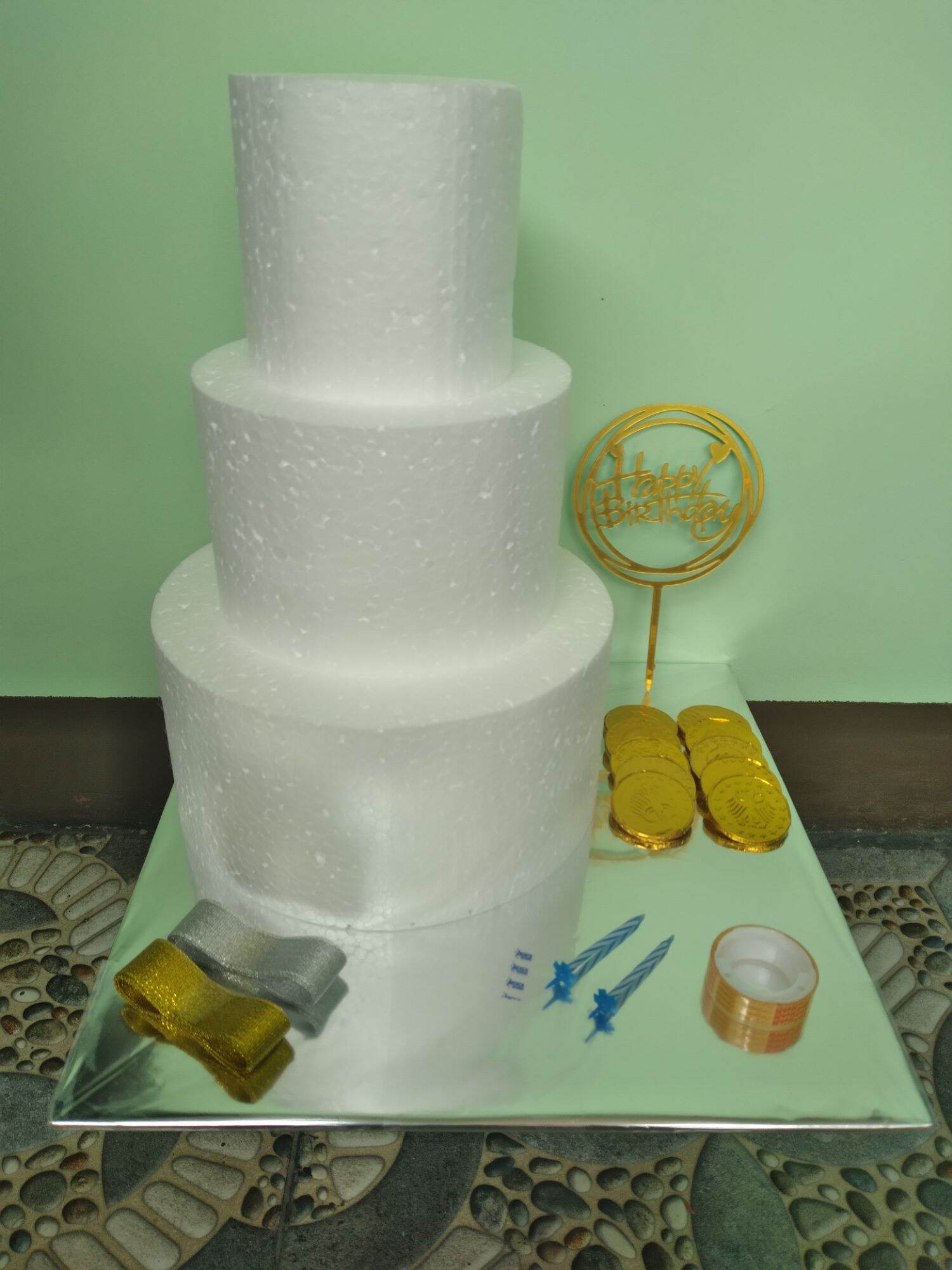 Bahan Money Cake Standing Tingkat 3 / Bahan Money Cake / Money Cake