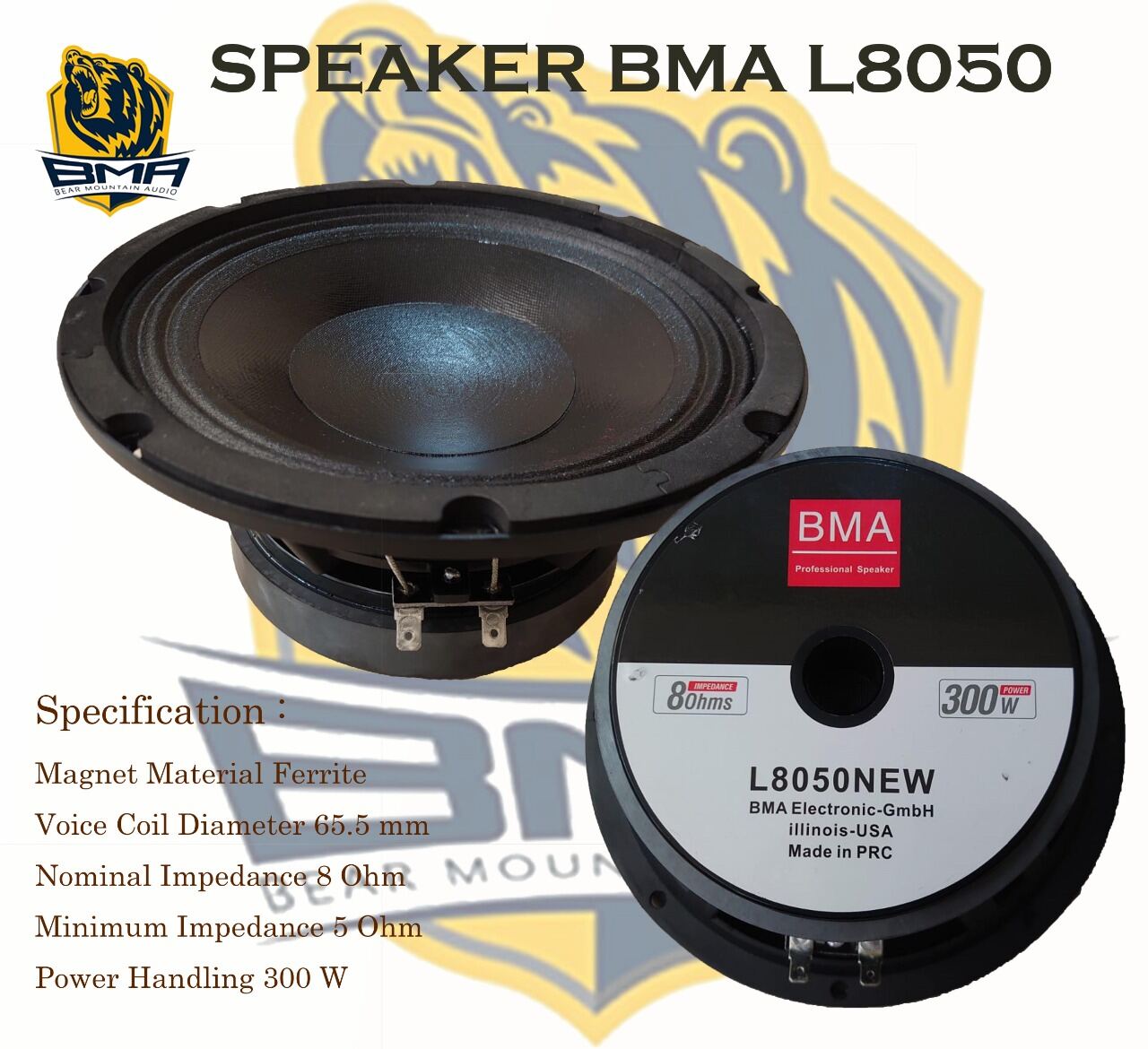 harga speaker bma 8 inch