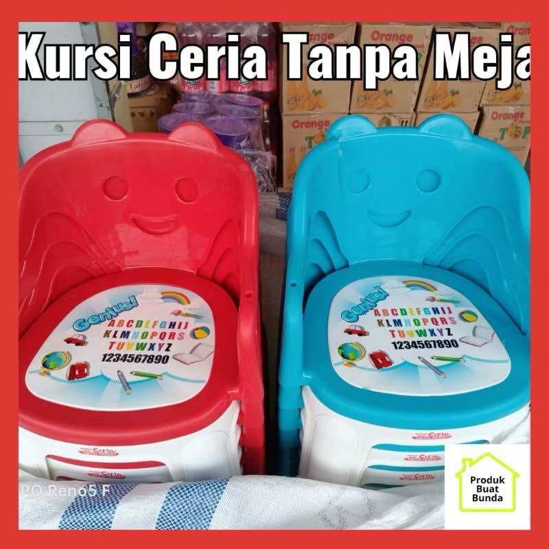 KURSI MAKAN BAYI / KURSI MEJA MAKAN ANAK PLASTIK / KURSI ANAK TABITHA