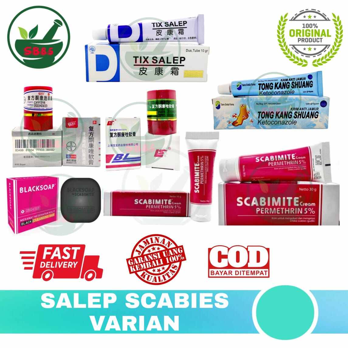 Obat Kudis Kurap Scabies Scabimite Mengatasi Jamur Skabies | Lazada ...