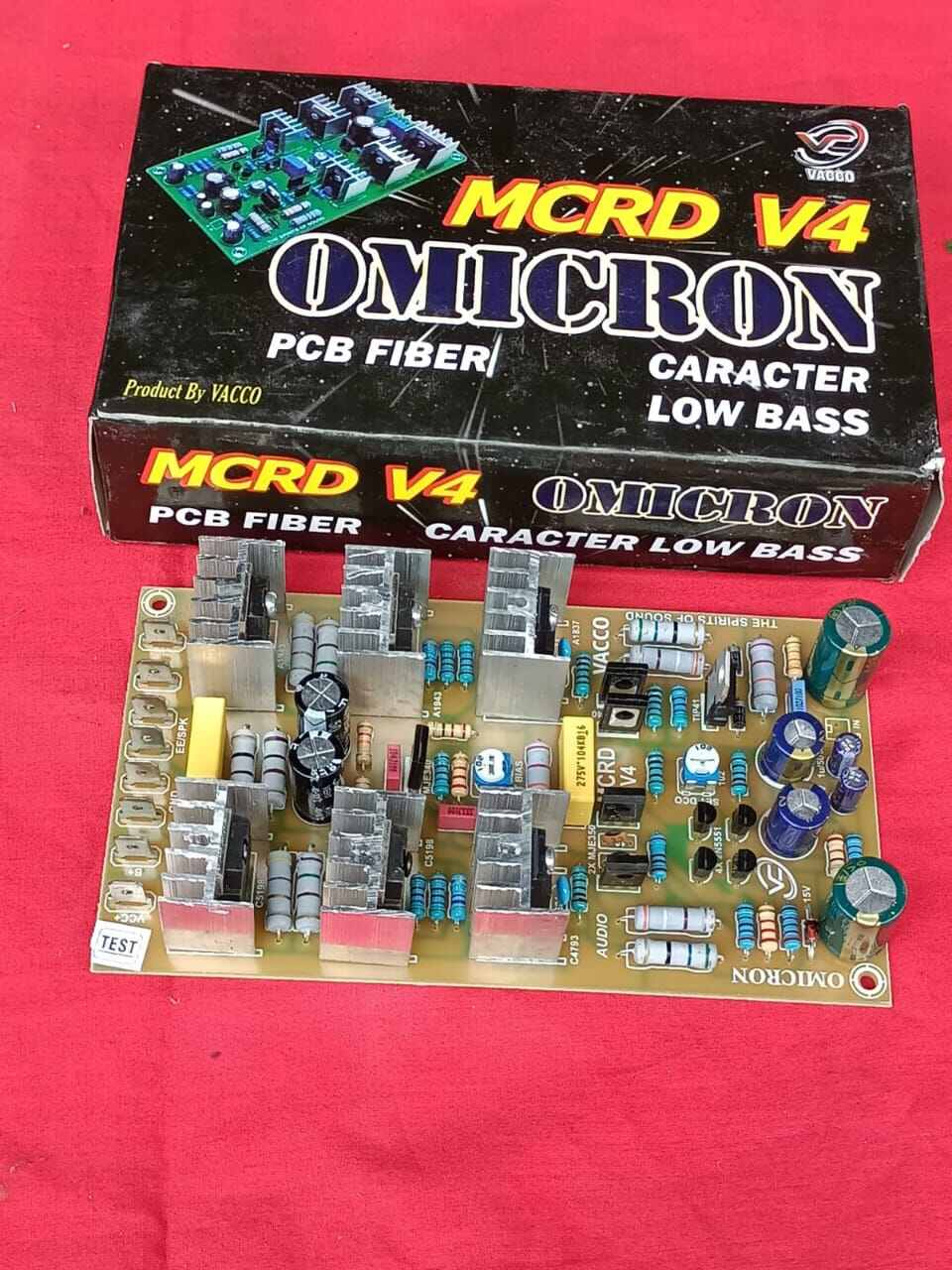 Kit Driver Power Amplifier Mcrd V Mono Fiber Omicron Vacco Lazada