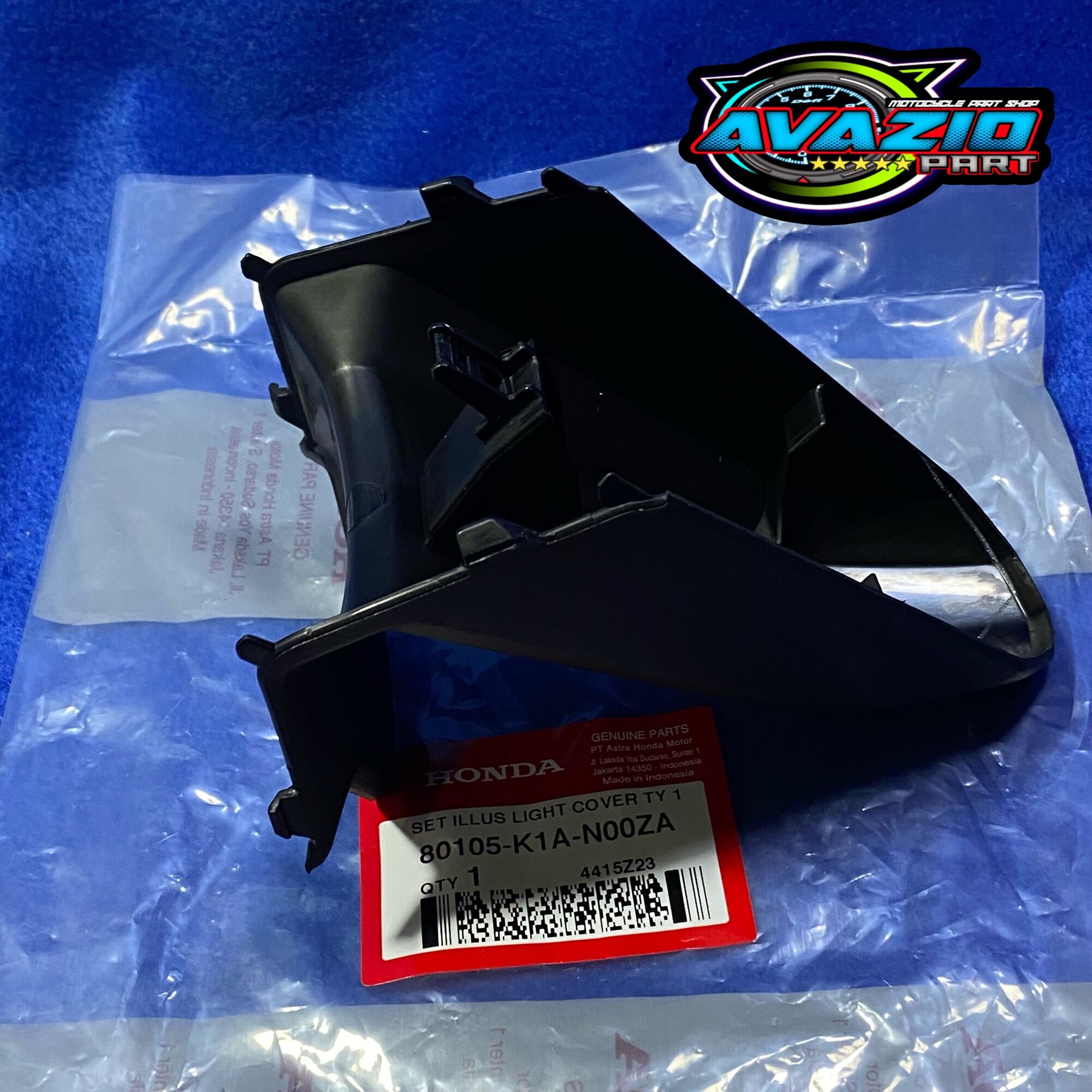 cover lampu plat nomer belakang beat deluxe beat street k1a 2020 - 2023 original. 