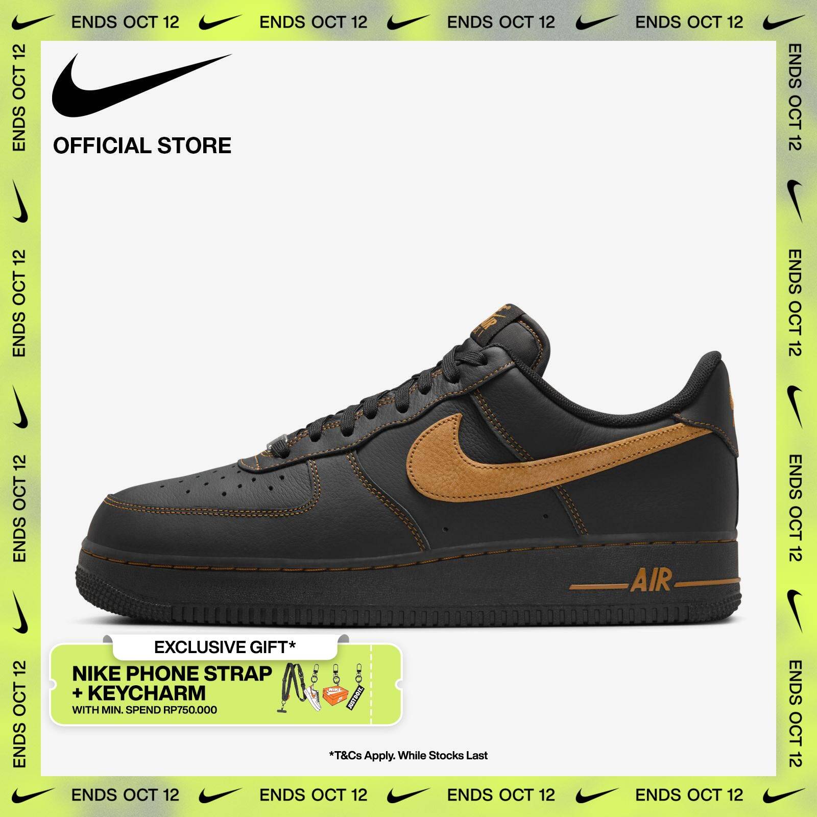 Air Force Nike Oct 2022 Sepatu Nike Air Force Black Jual Sepatu