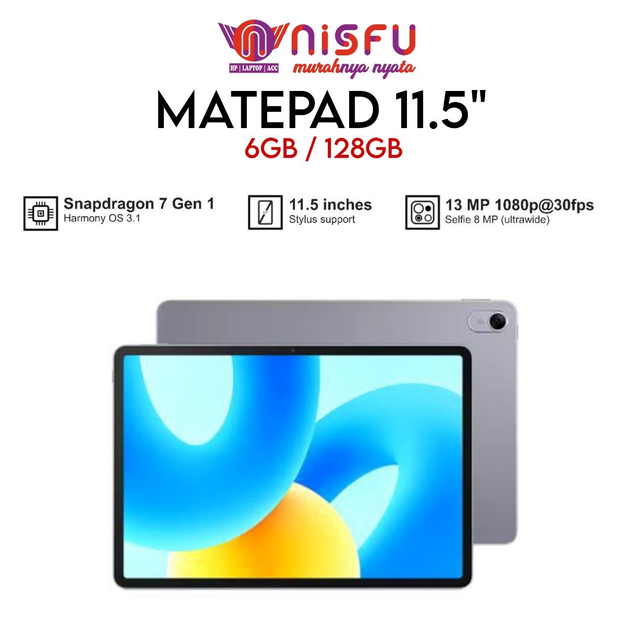 METAPAD 11,5 6GB /128GB | 7000mAh | GARANSI RESMI Harga  4,299,000 Ringgit*Penghantaran Percuma