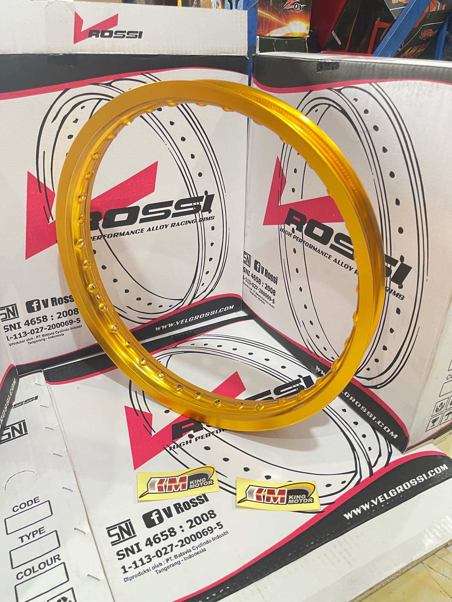 Rossi Velg Jari Jari Ring 17 Ukuran 160x17 Warna Gold -1pcs