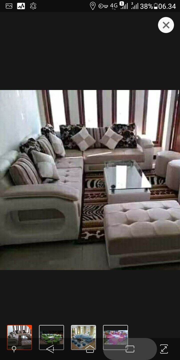 Sofa standard untuk ruang tamu. Harga mulai dari: 10jutaan. Bahan