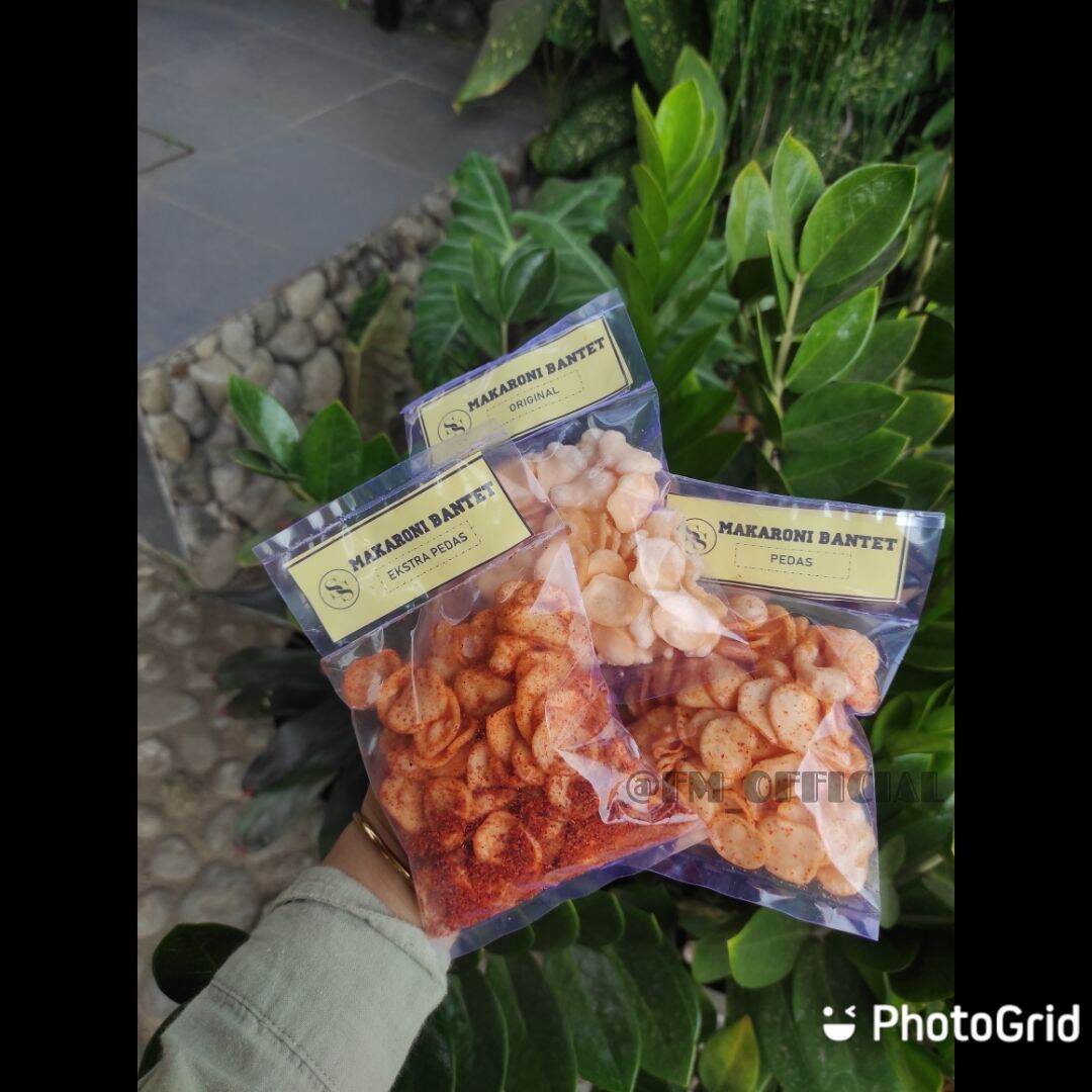 Halal Krupuk Udang Bantet Makaroni Bantet Udang Krupukbantet Makanan