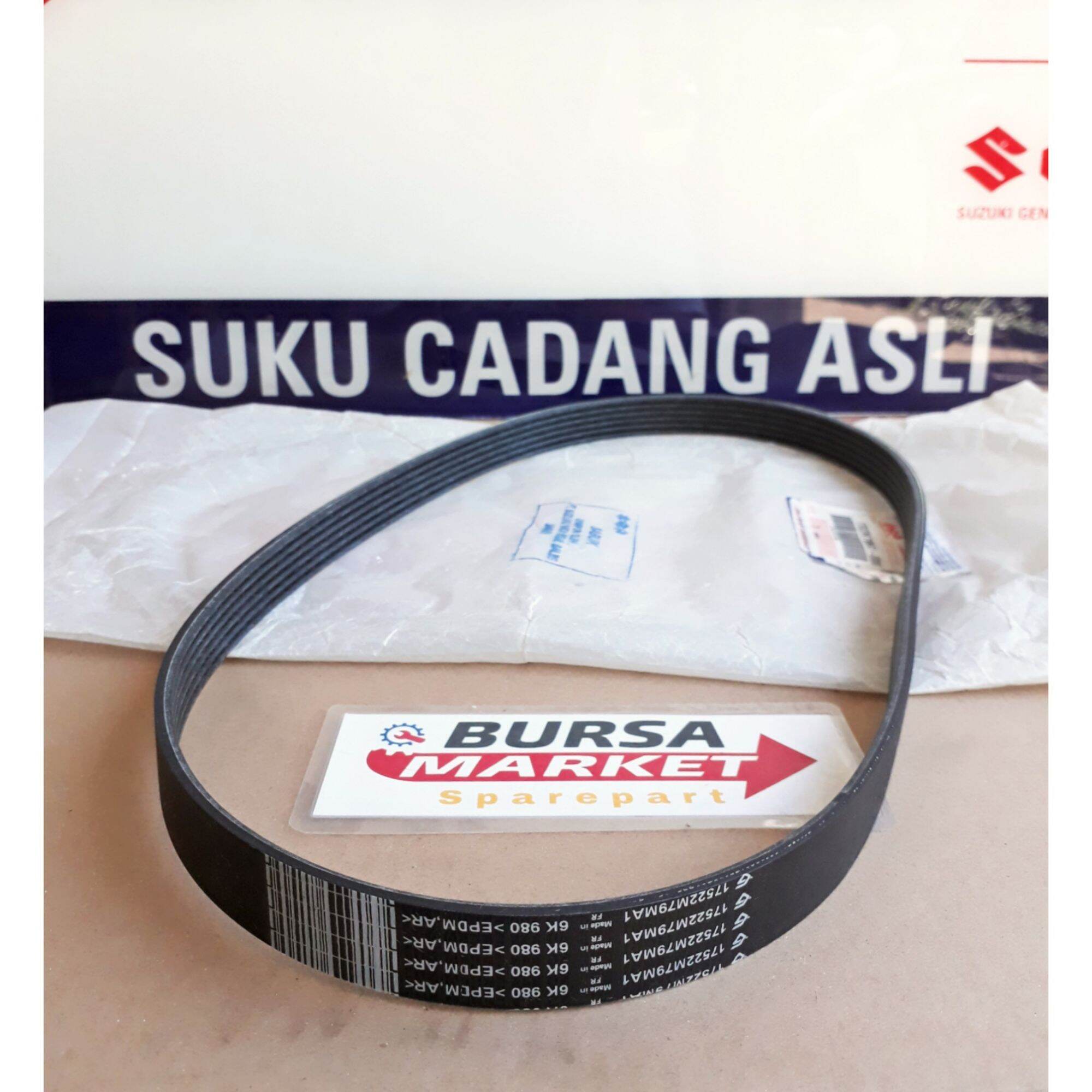 Fan belt generator, altenator Ertiga diesel 6PK 980 asli SGP Lazada