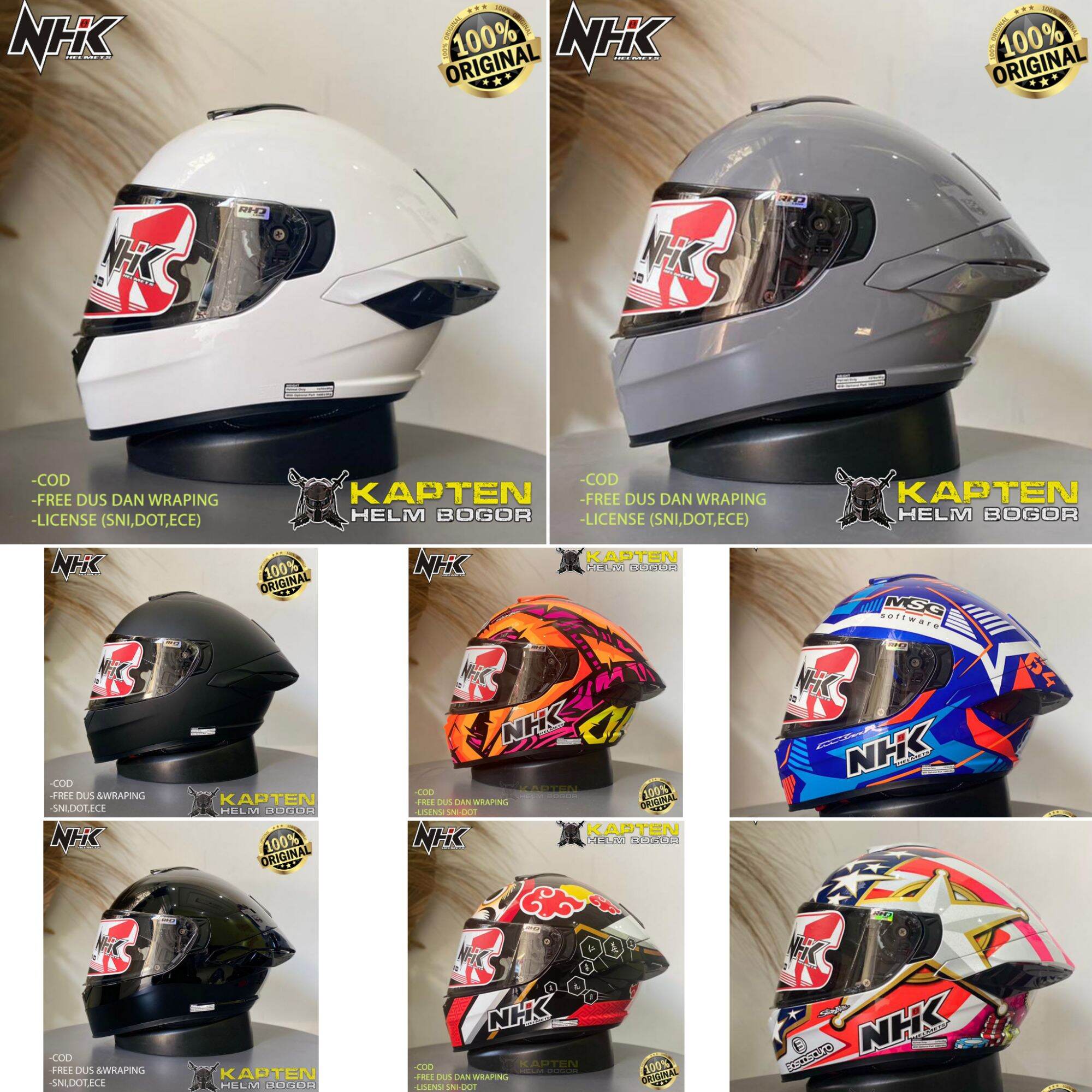 nhk mark gambar helm nhk full face