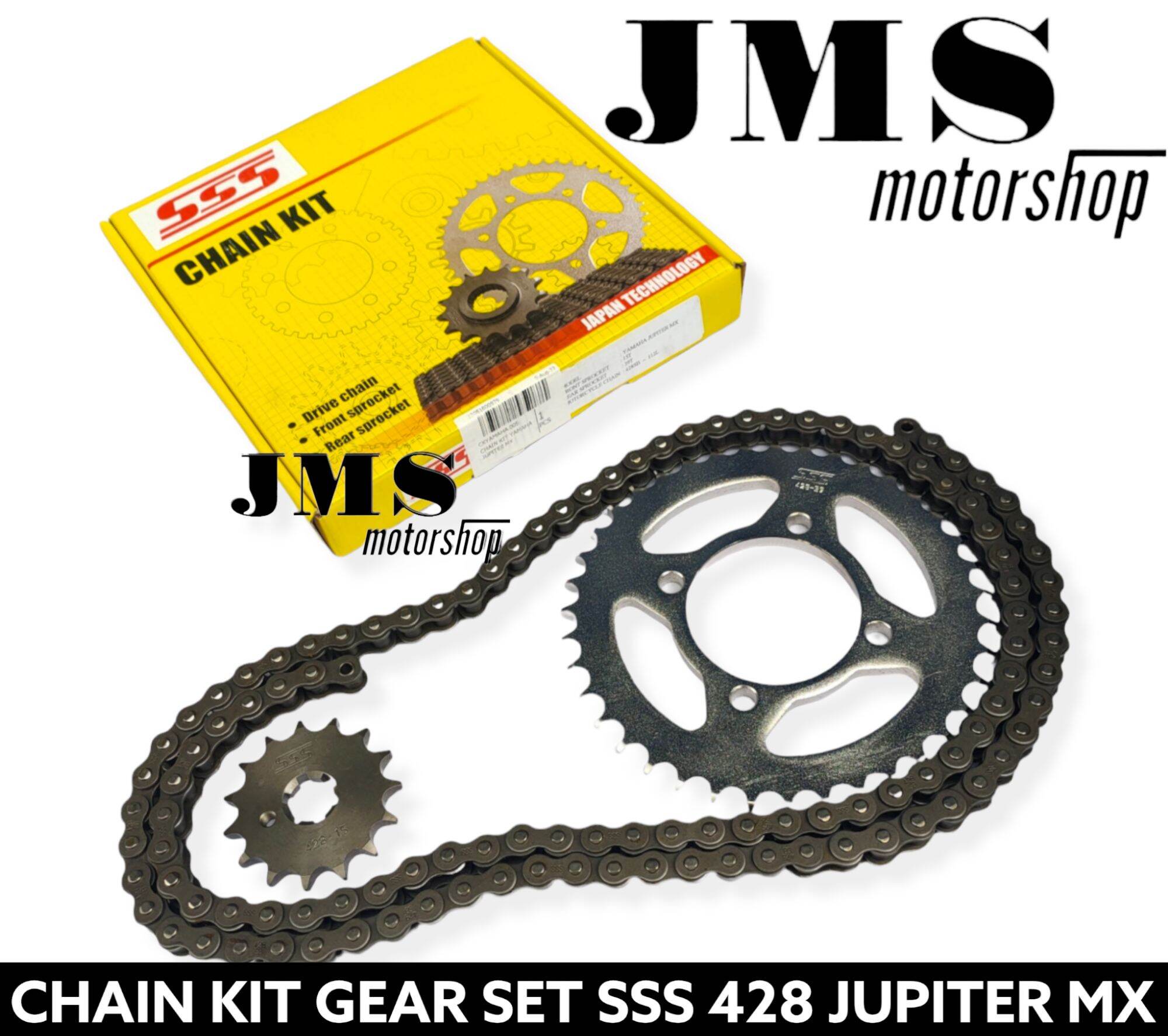 ( BISA COD )CHAIN KIT GEARSET GEAR GIR SET SSS JUPITER MX NEW / JUPITER