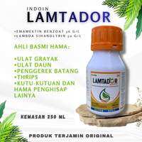 LAMTADOR 36/50 EC Emmamektin/Lamda Sihalitrin 250 ml - Insektisida Ampuh Basmi Ulat SUndep Ulat Grayak Thrips & Hama Penghisap | Kerja Cepat & Tahan Lama!