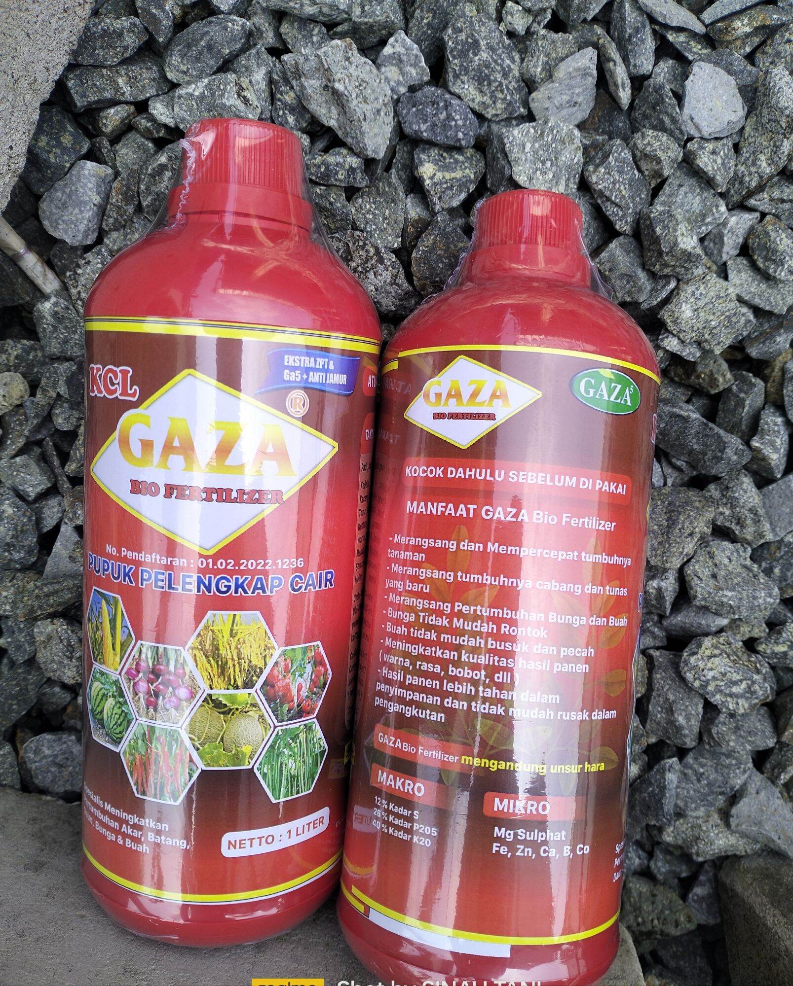 Kcl Gaza Bio Fertilizer 1 Liter nutrisi kalium cair penambah bobot ...