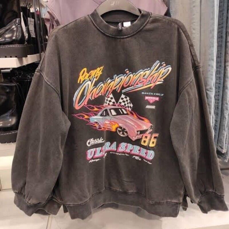 SWEATSHIRT Hu0026M HNM CHAMPIONSIP RACING 100%ORIGINAL | Lazada Indonesia