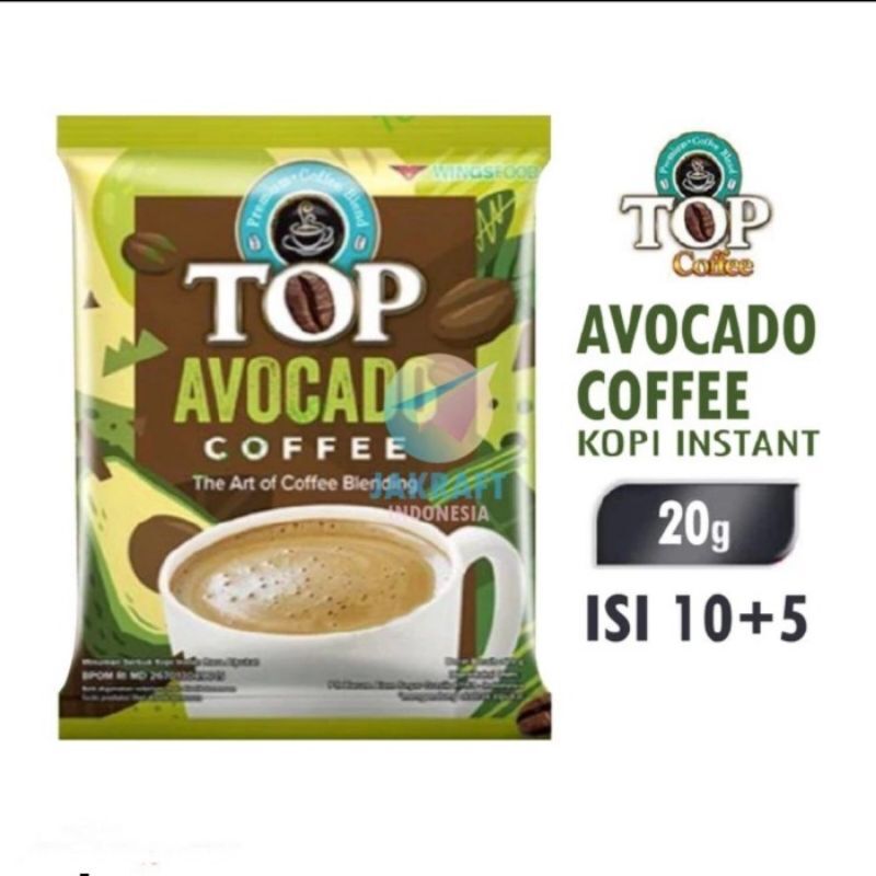 TOP Kopi Avocado 20gr x 15sachet ( 10+5 pcs ) Lazada Indonesia